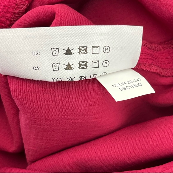 MM‎ Lafleur The Dorchester 1.0 Staccato Hibiscus Pink Skirt Women 14 Zipper NEW - Picture 6 of 12